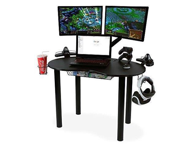 Atlantic 82050334 Eclipse Gaming Desk 47 6 W X 23 5 D 27 3 H Atlantic 82050334 Eclipse Gaming Desk 47 6 W X 23 5 D 27 3