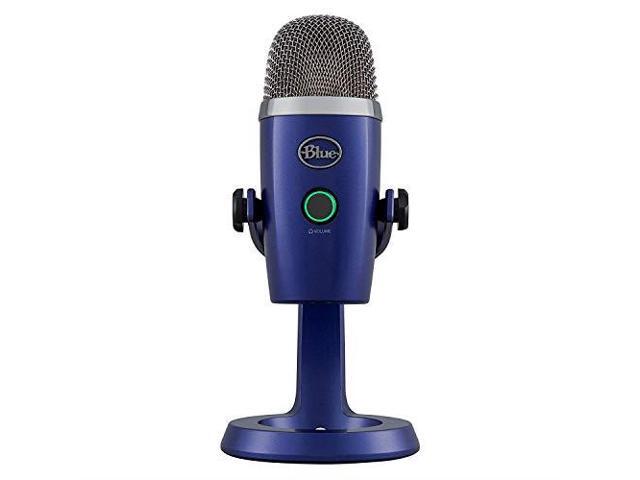 Blue Yeti Nano Premium USB Microphone for PC, Mac, Gaming, Recording, Streaming, Podcasting, Condenser Mic with Blue VO!CE Effects, Cardioid and Omni, No-Latency Monitoring - Vivid Blue