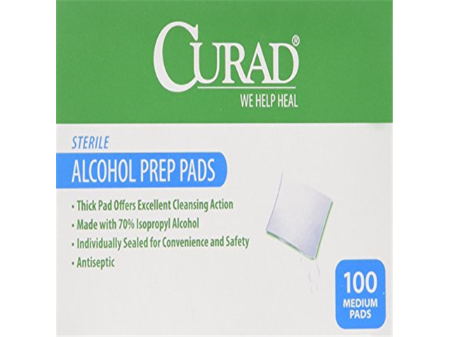 curad sterile alcohol swabs 200 count