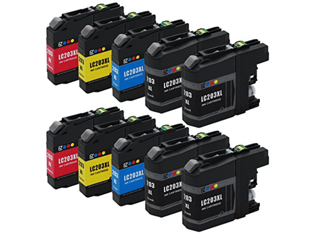 24 Pack Ink Cartridges Bundle for LC201 LC203XL MFC J680DW J880DW J885DW