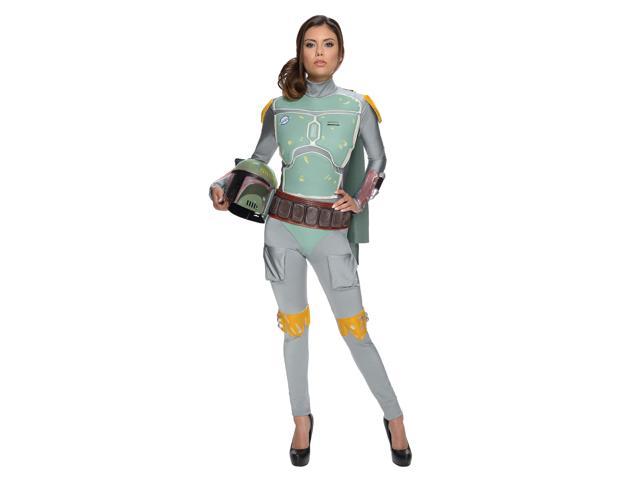 Star Wars Boba Fett Female Adult Bodysuit Medium 