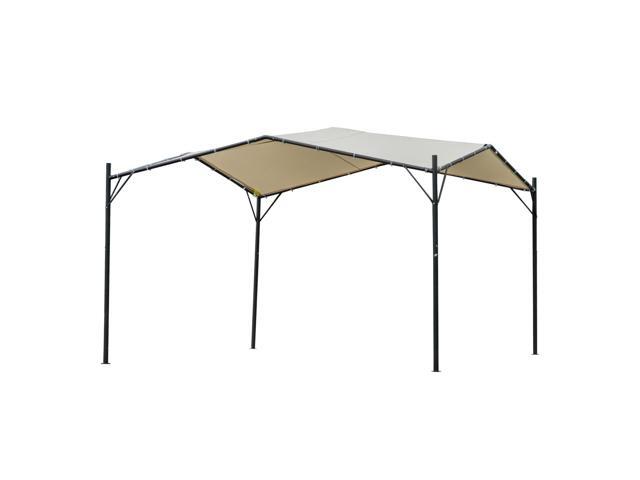Outsunny Steel 10 X Outdoor Garden Erfly Gazebo Outsunny Steel 10 X Outdoor Garden Erfly Gazebo Canopy Cover Novel