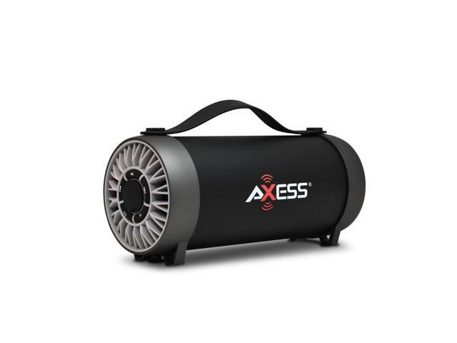 Axess SPBT1056-SL Portable Bluetooth Speaker - Silver