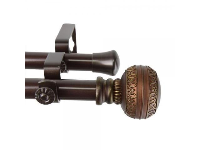 Rod Desyne Window Decorative Ornament Double Curtain Rod