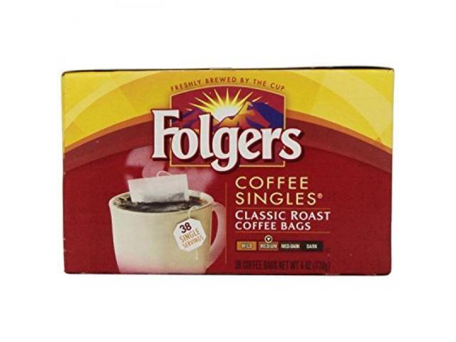 Folgers Coffee Singles Classic Roast Bags 6 Ounce 38 Count Newegg Folgers Coffee Singles Classic Roast Bags 6 Ounce 38 Count