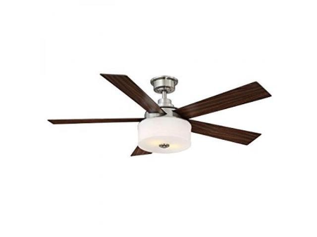 Home Decorators Collection Lindbrook 52 In Brushed Nickel Ceiling Home Decorators Collection Lindbrook 52 In Brushed Nickel Ceiling Fan W Remote