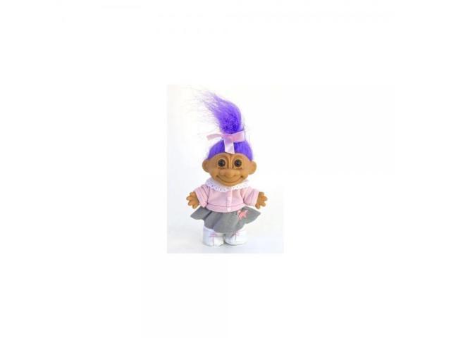 My Lucky 1950 S Poodle Skirt 6 Troll Doll Purple Hair Newegg Com