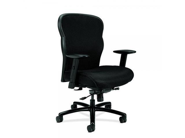 Hon Wave Big And Tall Executive Chair Mesh Office With Adjustable Arms Black Vl705 Newegg Com
