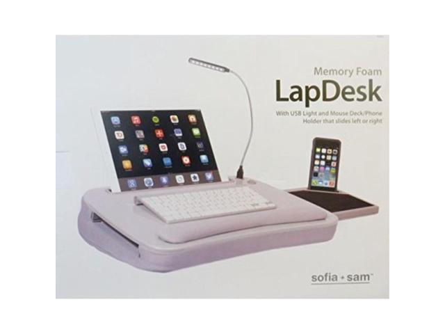 Lap Desk W Memory Foam Cushion Led Light Newegg Com