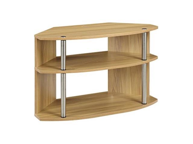 Convenience Concepts Designs2go Swivel Tv Stand Light Oak Newegg Com