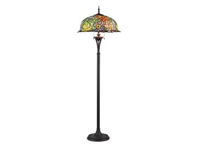 Chloe Lighting Ch33390fg21fl3 Flora Tiffanystyle Flowers 3light