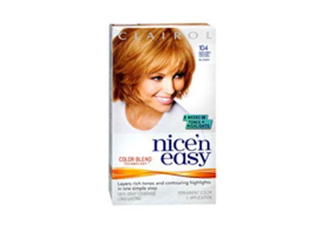 Nice N Easy Hair Color 104 Natural Medium Golden Blonde 1 Each