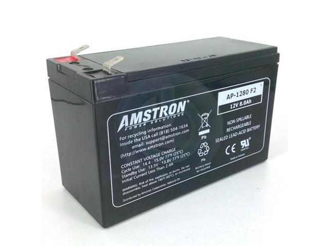 Amstron AP-1280F2 12V 8Ah Sealed Lead Acid Battery (F2 Terminal ...