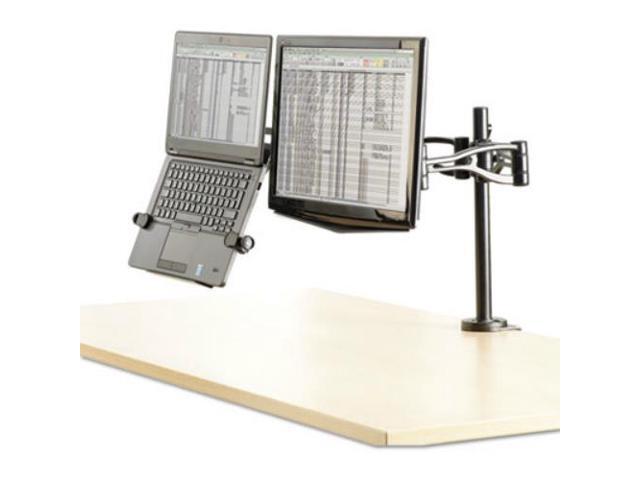 Fel Inc Desk Mount Dual Monitor Arm Black Adjule Newegg Com
