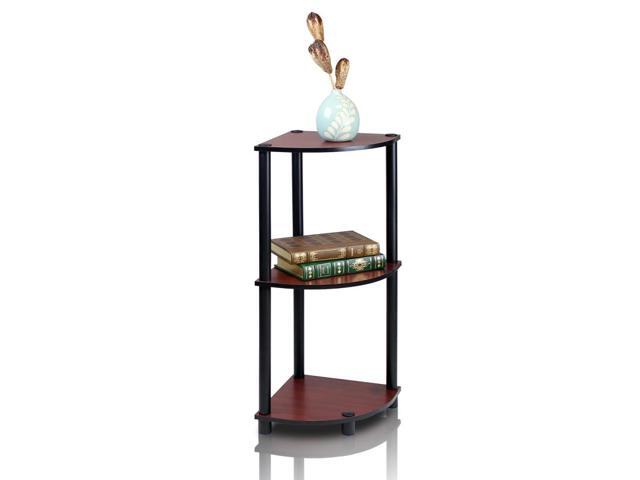 Furinno 12077dc Bk Turn N 3 Tier Corner Display Rack Furinno 12077dc Bk Turn N 3 Tier Corner Display Rack Multipurpose Shelving Unit