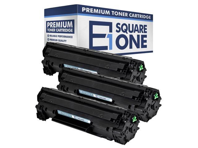 Black, 10-Pack eSquareOne Toner Cartridge Replacement for HP 83A CF283A