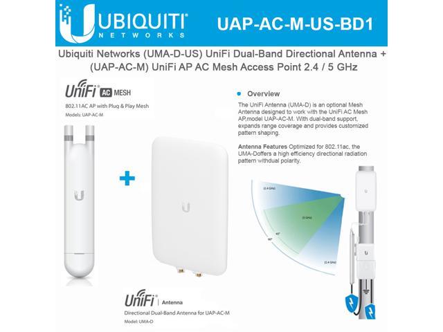 Ubiquiti UAP-AC-M US UniFi AP AC Mesh Dual-Band Access Point (US ...