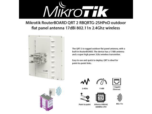 Mikrotik Routerboard Qrt 2 Rbqrtg 2shpnd 17dbi Outdoor Flat Panel
