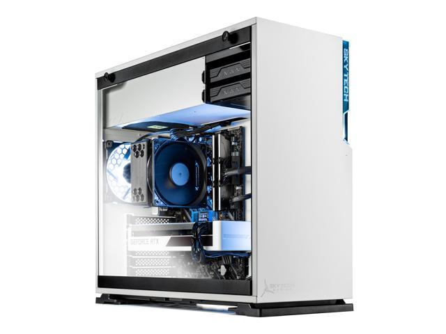 Skytech Shiva Gaming PC Desktop - INTEL Core i7 12700F 2.1 GHz, NVIDIA RTX 3060 Ti, 1TB NVME SSD, 16GB DDR4 RAM 3200, 650W GOLD PSU, 240mm AIO, 11AC Wi-Fi, Windows 11 Home 64-bit