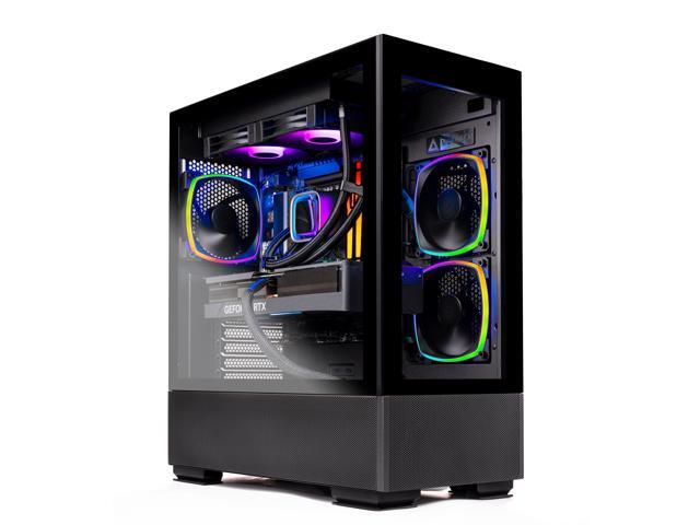 Skytech Azure Gaming PC Desktop  AMD Ryzen 5 7600X 4.7 GHz, NVIDIA RTX 4070 Ti, 1TB NVME SSD, 32GB DDR5 RAM RGB, 850W GOLD PSU, 240mm AIO, 11AC Wi-Fi, Windows 11 Home 64-bit