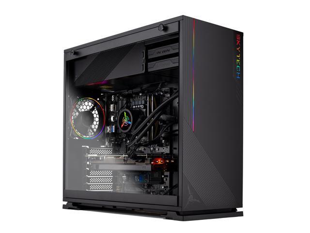Skytech Azure Gaming PC Desktop  INTEL Core i7 12700F 2.1 GHz, INTEL Arc A770, 1TB NVME Gen4 SSD, 16GB DDR4 RAM 3200, 650W GOLD PSU, 240mm AIO, 11AC Wi-Fi, Windows 11 Home 64-bit