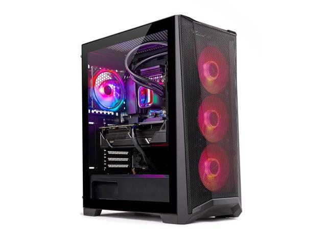 Skytech Chronos Gaming PC Desktop  INTEL Core i7 12700F 2.1 GHz, NVIDIA RTX 4060 Ti, 1TB NVME SSD, 16GB DDR4 RAM 3200, 650W GOLD PSU, 240mm AIO, 11AC Wi-Fi, Windows 11 Home 64-bit