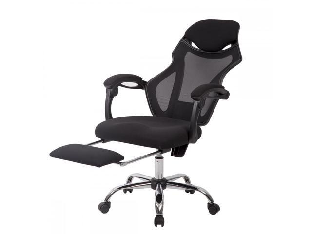 racing chair fabric mesh high back office task chair computer desk