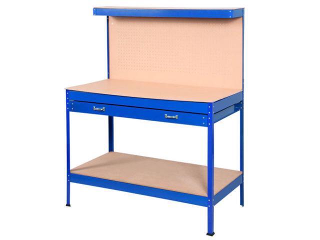 Wood Steel Workbench Tools Table Tool Storage Home Workshop