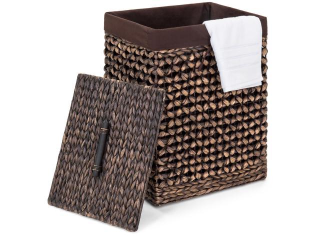 Best Choice Products Decorative Woven Water Hyacinth Wicker