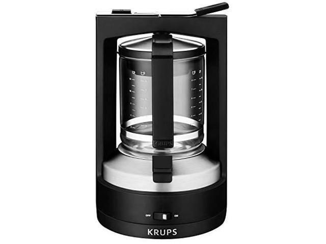 Krups Km468950 Moka Brewer Filter Coffee Maker 10 Cup Black Krups Km468950 Moka Brewer Filter Coffee Maker 10 Cup Black