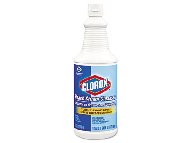 Clorox Clo 30613 Ultra Clorox Bleach Cream Cleanser Fresh Scent 1 Qt Bottle 