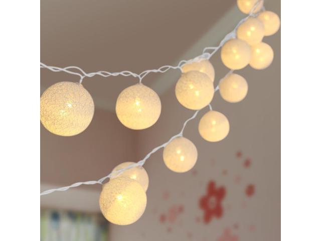 Oxyled Y01 Cotton Ball Led String Lights Decorative Light For Oxyled Y01 Cotton Ball Led String Lights Decorative Light For Wedding Party Garden
