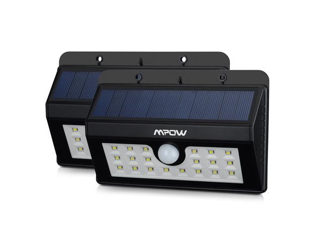 Mpow 20 Led Super Bright Solar Powered Wireless Security Motion Mpow 20 Led Super Bright Solar Powered Wireless Security Motion Sensor Light 2 Pack