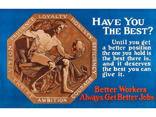 Mather /& Company Chicago printers who capitalized on the 1920s-era fascination with enhancing efficiency in the workplace produced this colorful motivational art to be hung in factories and offices Po