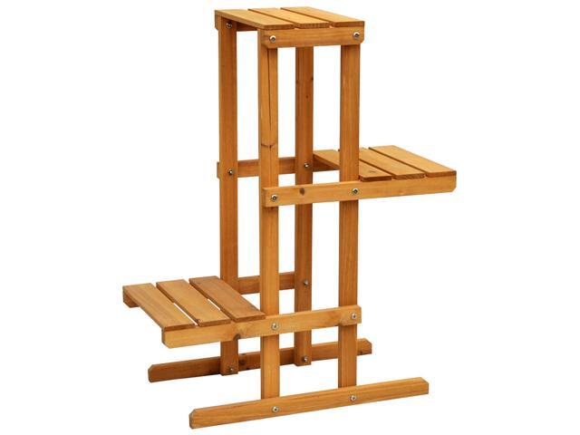 Cyress Wood 3 Tier Plant Stand Newegg Cyress Wood 3 Tier Plant Stand