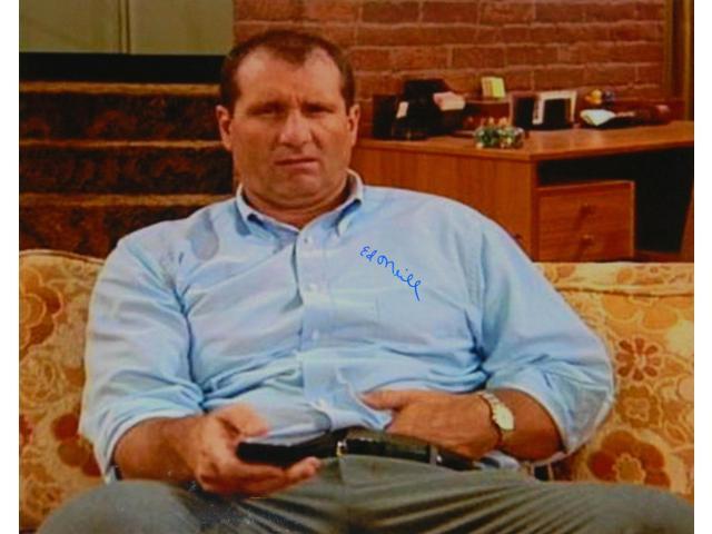 Schwartz Sports Memorabilia One16p500 Ed O Neill Signed Married With Schwartz Sports Memorabilia One16p500 Ed O Neill Signed Married With Children Al Bundys Hand In Pants