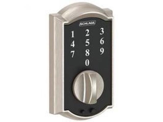 electronic entry door deadbolt