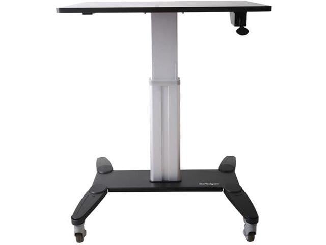 Startech Com Sit Stand Mobile Workstation Rolling Desk One