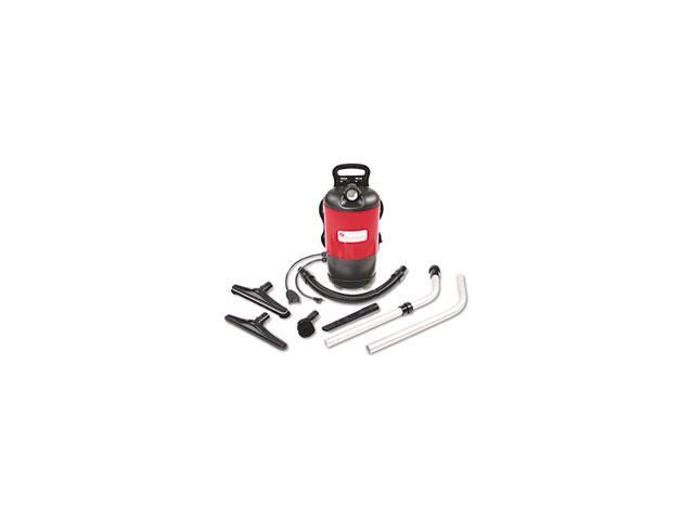 Commercial Backpack Vacuum, 11.5 lbs, Red