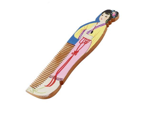 Global Bargains Retro Wooden Natural Anti Static Comb Hair Care