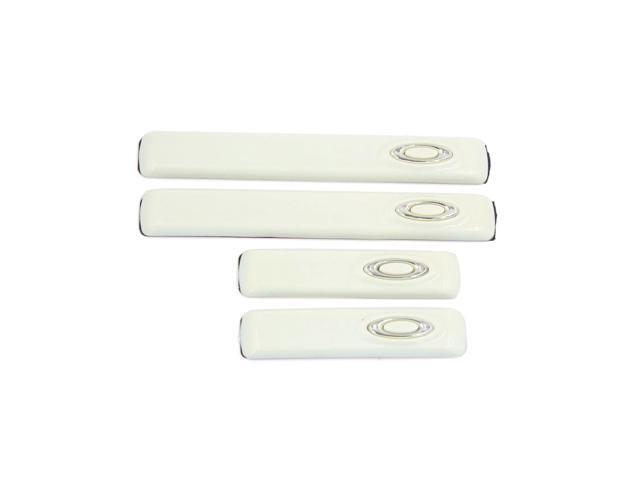 4 PCS White Car Door Edge Guards Trim Molding Protection Strip Scratch Protector