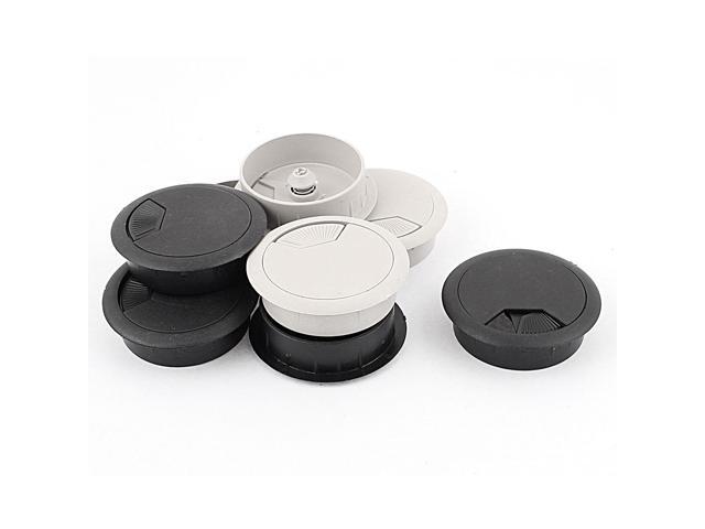 Global Bargains Pc Computer Desk Plastic Grommet Cable Tidy Wire Hole Cover 50mm 8pcs Newegg Com