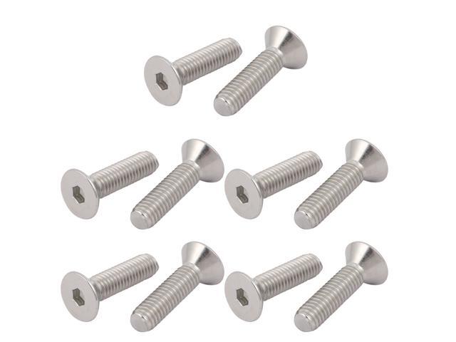 3//8-16 X 1-1//2/" chrome flat head screws 2 Pcs