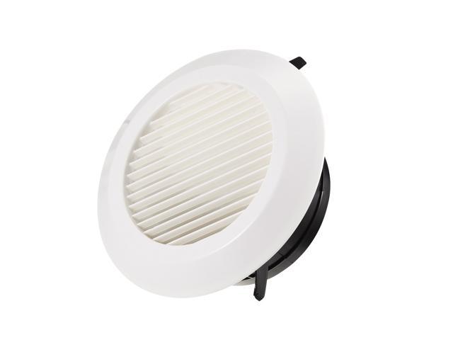 6 Inch Air Vent Circular ABS Louver White Grille Cover Exhaust Vent Fit