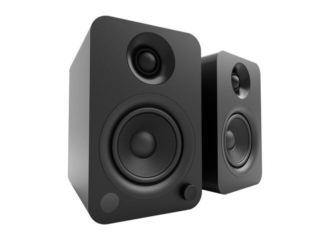 Kanto YU Powered Bookshelf Speaker with Bluetooth (Matte Black) - Pair