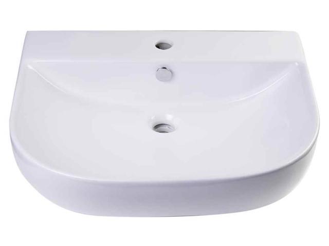 White D Bowl Wall Mounted Bath Sink Newegg Com