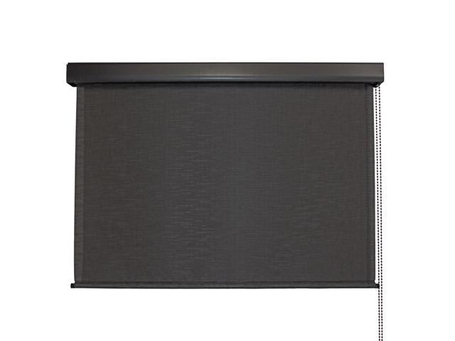 Keystone Fabrics Cord Operated Valanced Exterior Sunshade 6 Wide Keystone Fabrics Cord Operated Valanced Exterior Sunshade 6 Wide X 8