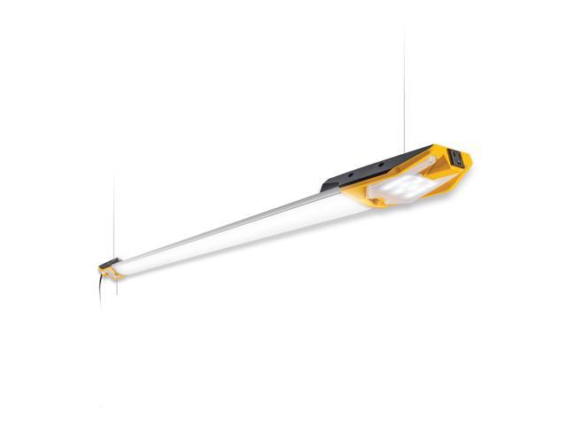 powerglow overhead light fixture led 4500 lumens garage 4500 lumen shop light