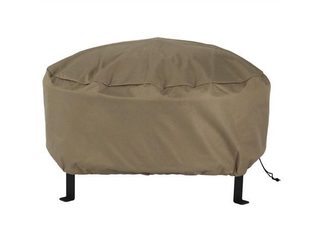 Sunnydaze Outdoor Round Fire Pit Cover Heavy Duty 300d Polyester