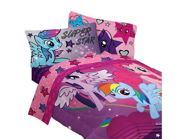 My Little Pony Twin Bed Rainbow Mania Stars Comforter Sheets My Little Pony Twin Bed Rainbow Mania Stars Comforter Sheets